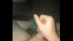 Stroking my big cock Thumb