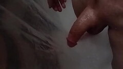 just B Readys Cock in shower Thumb