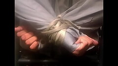 Gay Chilean businessman&#039_s hands tied up and struggling Thumb