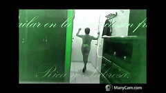 Mi esposa bailando y modelando su mini lenceria Thumb